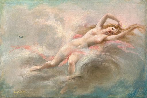 Adolphe LALIRE - Pintura - Naïade
