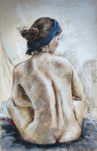 Marcos RODRIGO - Painting - La baigneuse 