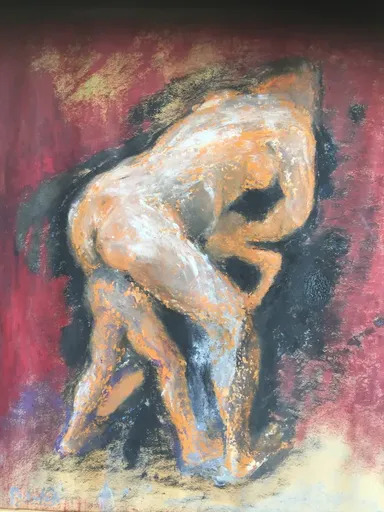 Gerrit VAN NET 'T - Dibujo Acuarela - Murderous Muse 