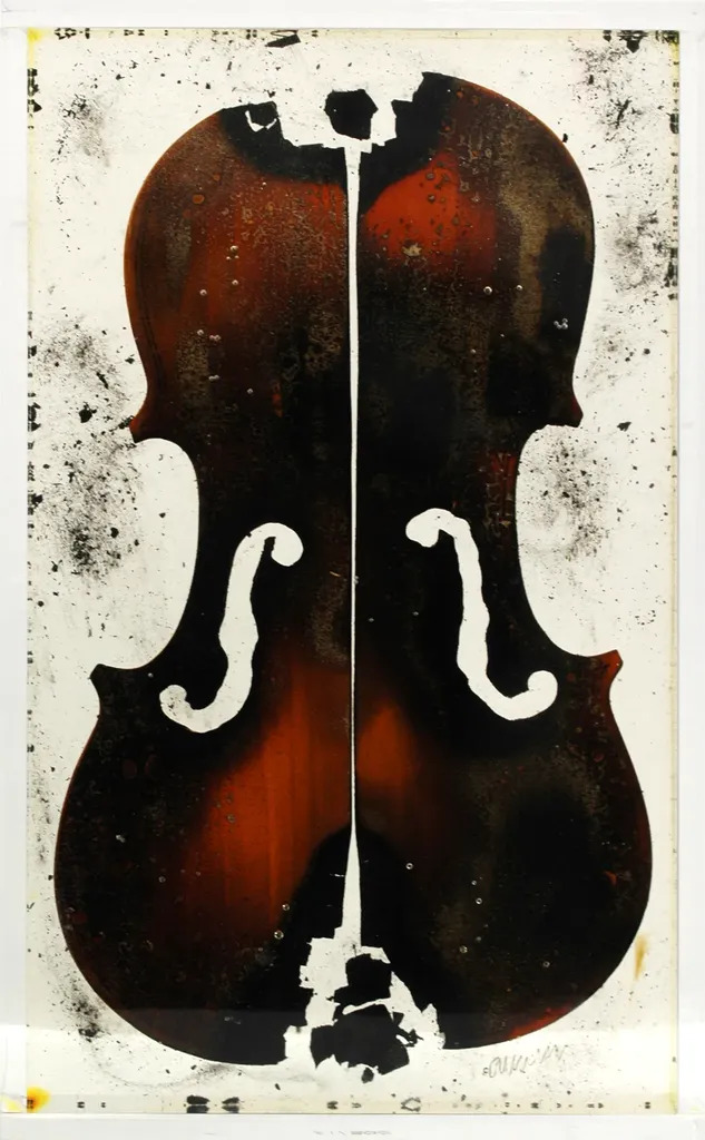 Arman、Allure de Violon、希少画集画、新品額装付 Arman | Untitled (Violin) (1990-91) | Artsy