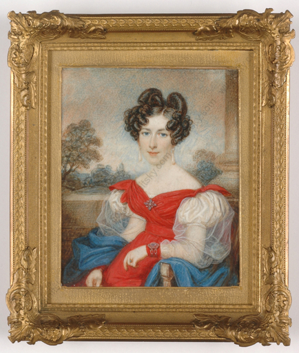 Johann Nepomuk ENDER - 缩略图  - "Portrait of highly aristocratic lady"