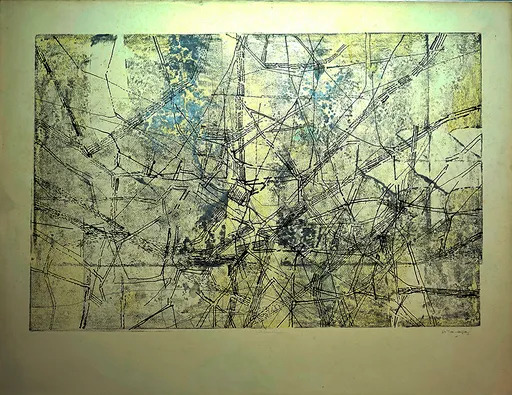 Juan VILACASAS - Painting - Sin titulo.Planimetria. Paris