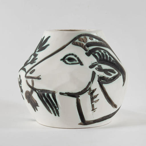 巴勃罗•毕加索 - 陶瓷  - Vase aux chèvres (A.R.156)