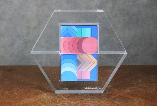 Victor VASARELY - Sculpture-Volume - Hexagon