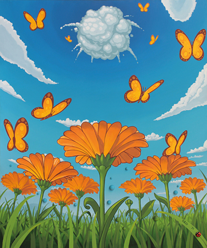 PAO - Peinture - Butterfly Effect