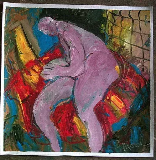 Bernard MOREL - Painting - HOMME