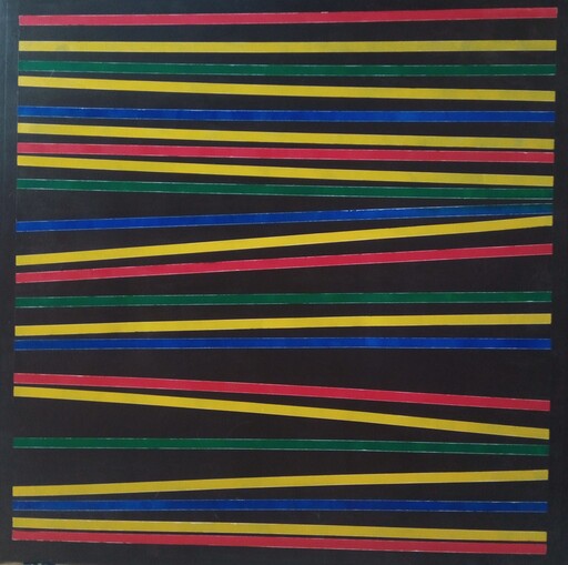 Harry BARTLETT FENNEY - Peinture - straight lines coloured