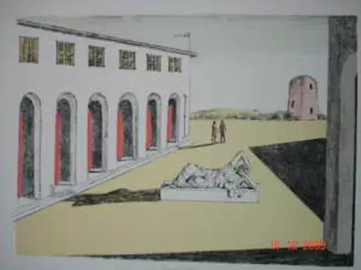 Giorgio DE CHIRICO - Print-Multiple - Piazza d' Italia 1969