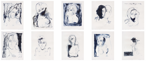 Tracey EMIN - Grabado - A Journey To Death (Set of 10)