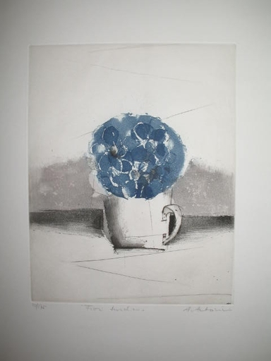 Annapia ANTONINI - Print-Multiple - Fleurs,1985.
