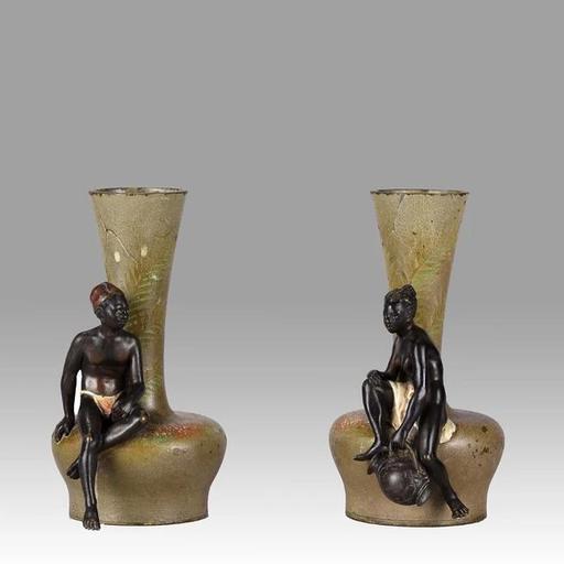 Franz BERGMANN - Skulptur Volumen - Arab Vases