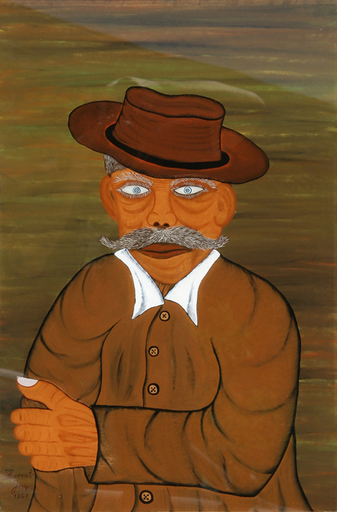 Josip HORVAT - 绘画 - Portrait of a Man