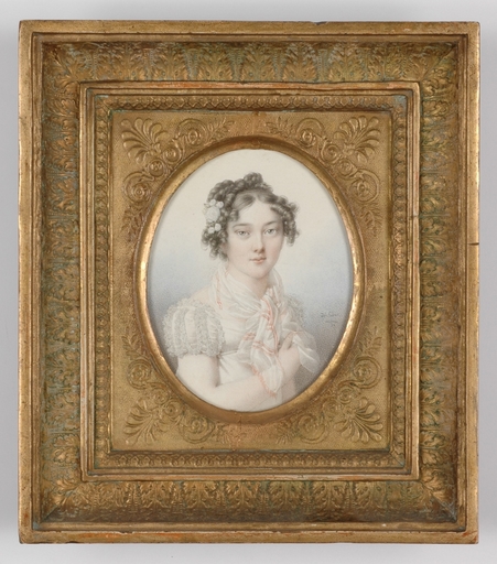 Johann Nepomuk ENDER - 水彩作品 - "Portrait of a young Lady",Watercolor