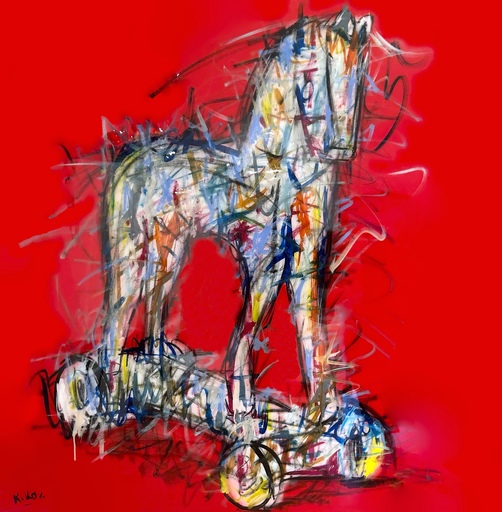 KIKO - Painting - Collection cheval de bois