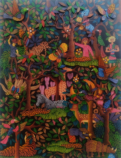 KUSBUDIYANTO - Gemälde - Bonding with Nature