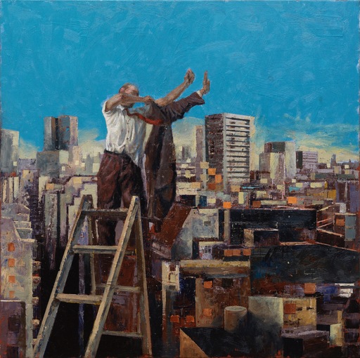 Martin RIWNYJ - Painting - Super urban al ataque