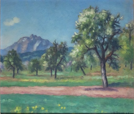 Robert STEINER - Painting - Paesaggio 