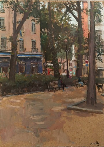 Marc DAILLY - Painting - Place Sathonay