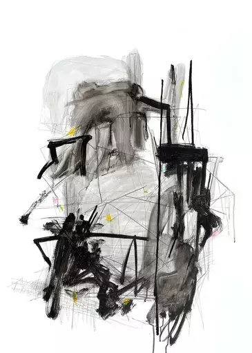 Adrienn KRAHL - Drawing-Watercolor - Oscillating resonance