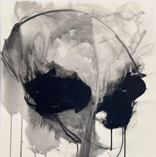 Adrienn KRAHL - Painting - Monochrome abstraction Part 2