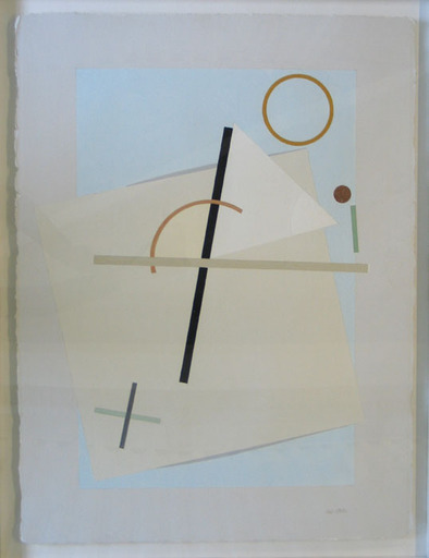 Eduard SCHTEINBERG - Disegno Acquarello - Composition in Shades of White