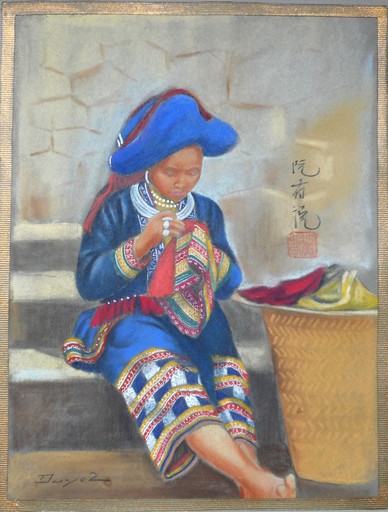 DUYET - Drawing-Watercolor - CHAPA femme MAN