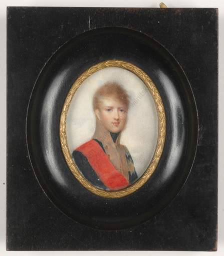 Jean Baptiste ISABEY - Miniature - "Portrait of Grand Duke Charles of Baden", 1805