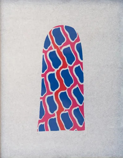 Claude VIALLAT - Stampa-Multiplo - La niche de Saint Antoine