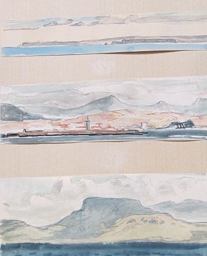 Paul MECHLEN - Drawing-Watercolor - Tarifa (Andalusien, Spanien)