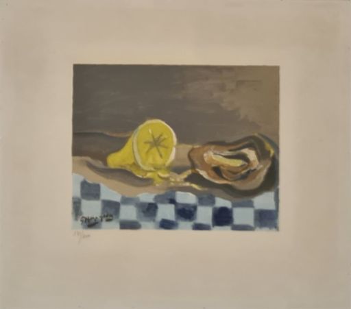 Georges BRAQUE - Print-Multiple - Huître et citron 