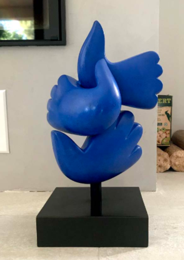 Stephan CHINIKOV - Skulptur Volumen - Hands Birds