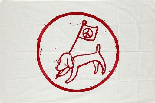 Yoshitomo NARA - Druckgrafik-Multiple - Peace Flag