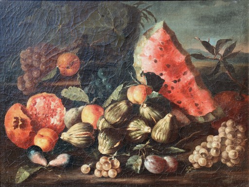 Pietro NAVARRA - Gemälde - "LES FRUITS D'AUTOMNE"