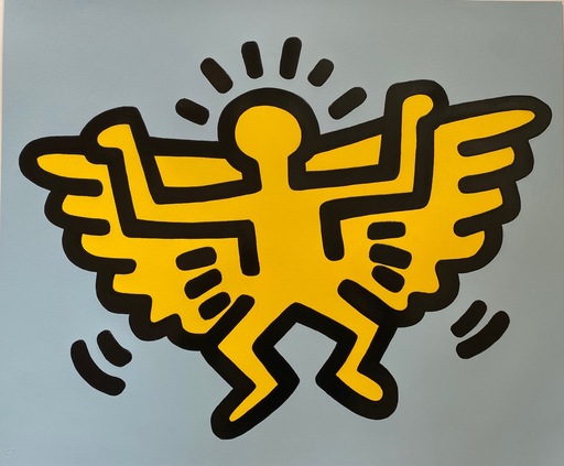 Keith HARING - Estampe-Multiple - Angel from Icons Portfolio