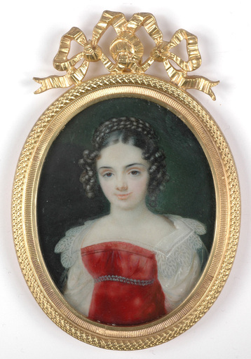 Karl Josef Aloys AGRICOLA - Miniature - "Princess Lichnowsky" Important miniature, 1810's 