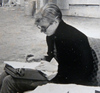 Nat FINKELSTEIN - 照片 - Andy Warhol´s Factory - Warhol Sitting in the Facto