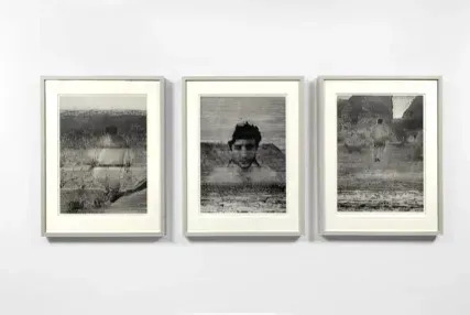 Kon TRUBKOVICH - Zeichnung Aquarell - double entrance / double exit 8, 9, 10