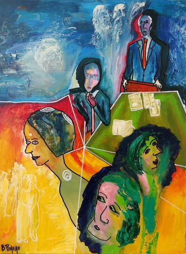 Bernard PINEAU - Gemälde - H143P20 Matsarya La Ruse