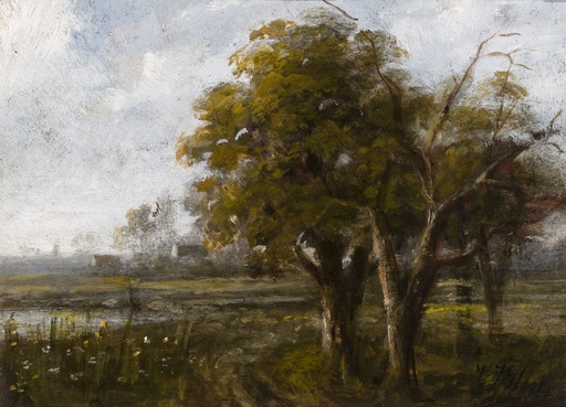 Francis BLIN - Gemälde - Landscape 