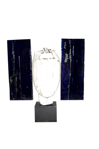 Manolo VALDÉS - Sculpture-Volume - Constructivismo como Pretexto en Azul