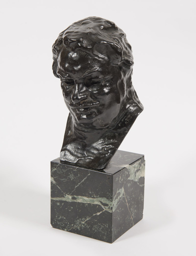 Auguste RODIN - Sculpture-Volume - Balzac, étude C (buste), 3ème version, petit modèle