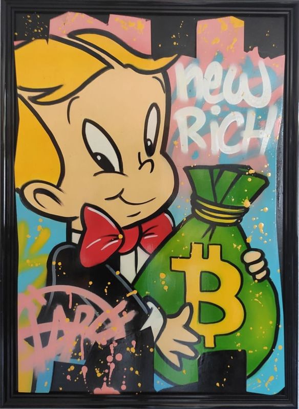 DN - Gemälde -  New Rich Bitcoin