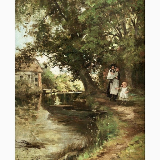 Federico ZANDOMENEGHI - Gemälde - Alentours de Paris