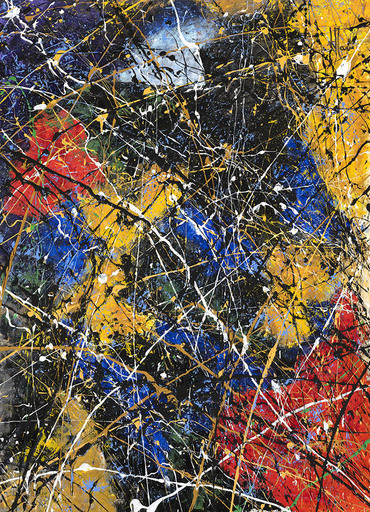Jean-Jacques MARIE - Gemälde - Abstraction lyrique série A 527
