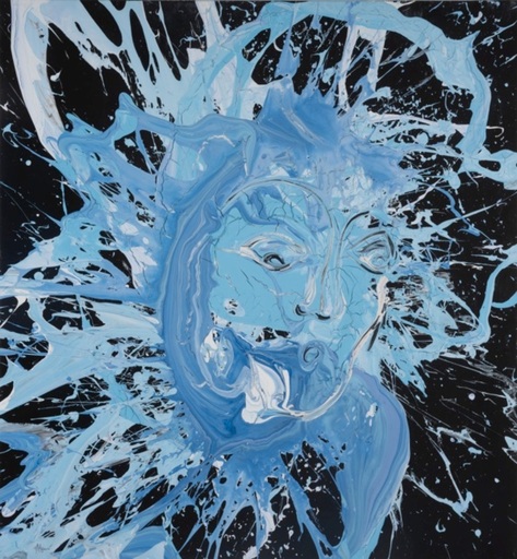 Manu ALGUERÒ - Painting - Blue Space