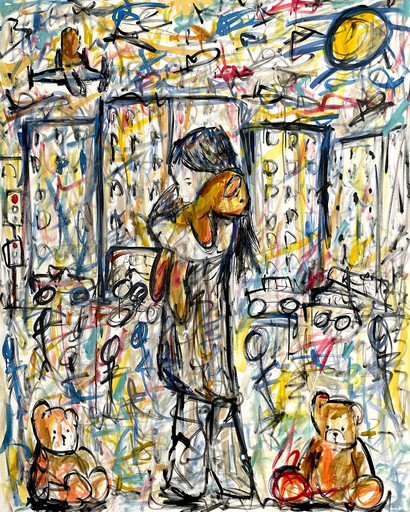 KIKO - Painting - Urban Girl 