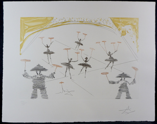 萨尔瓦多·达利 - 版画 - Le Cirque Chinois