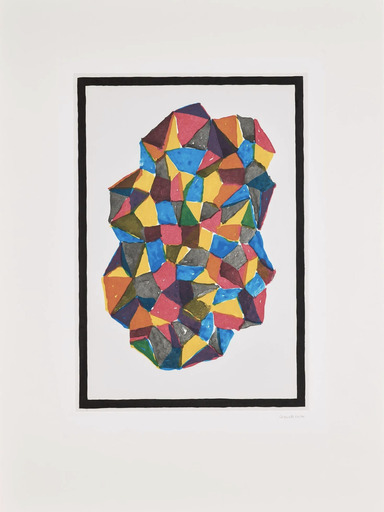 Sol LEWITT - Estampe-Multiple - Plate #2 (from Complex Forms)