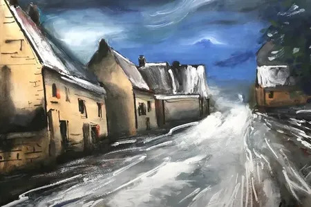 Route de Village de | Maurice DE VLAMINCK | Compra de arte