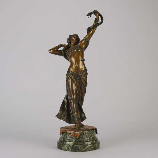 Franz Xavier BERGMANN - Sculpture-Volume - Snake Dancer